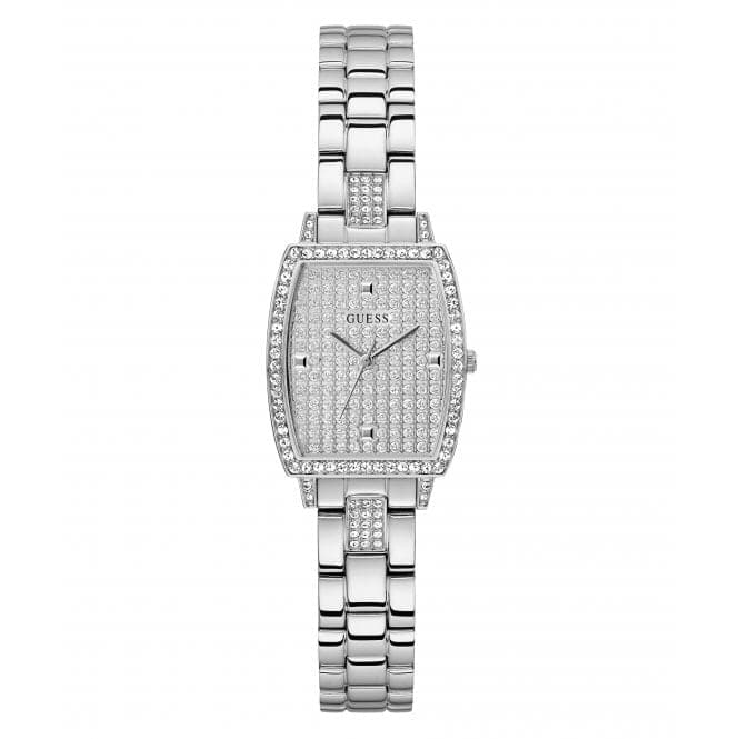 Guess Watches Ladies Brilliant Silver Tone Watch Gw0611l1 -korean beauty