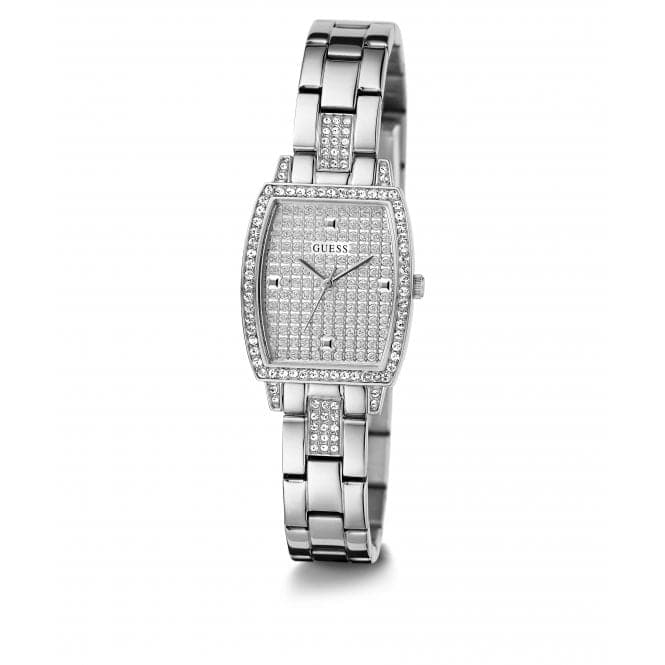 Guess Watches Ladies Brilliant Silver Tone Watch Gw0611l1 -korean beauty