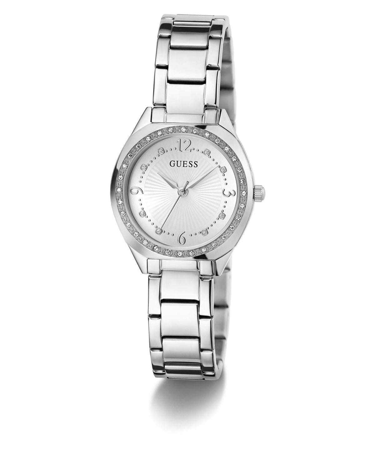 Ladies Charlotte Silver Tone Stainless Steel Watch Gw0767l1 -korean beauty