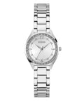Ladies Charlotte Silver Tone Stainless Steel Watch Gw0767l1 -korean beauty