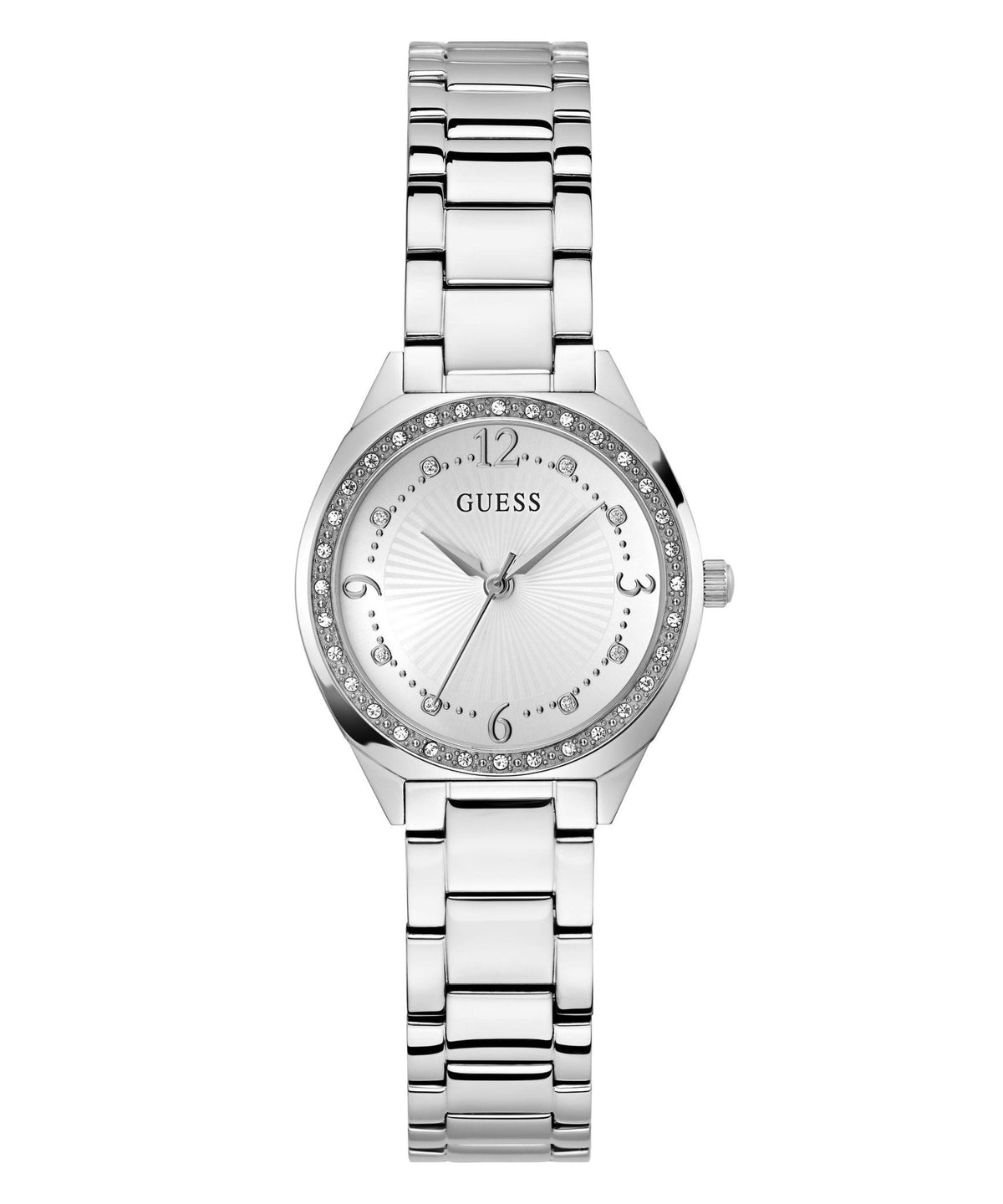 Ladies Charlotte Silver Tone Stainless Steel Watch Gw0767l1 -korean beauty