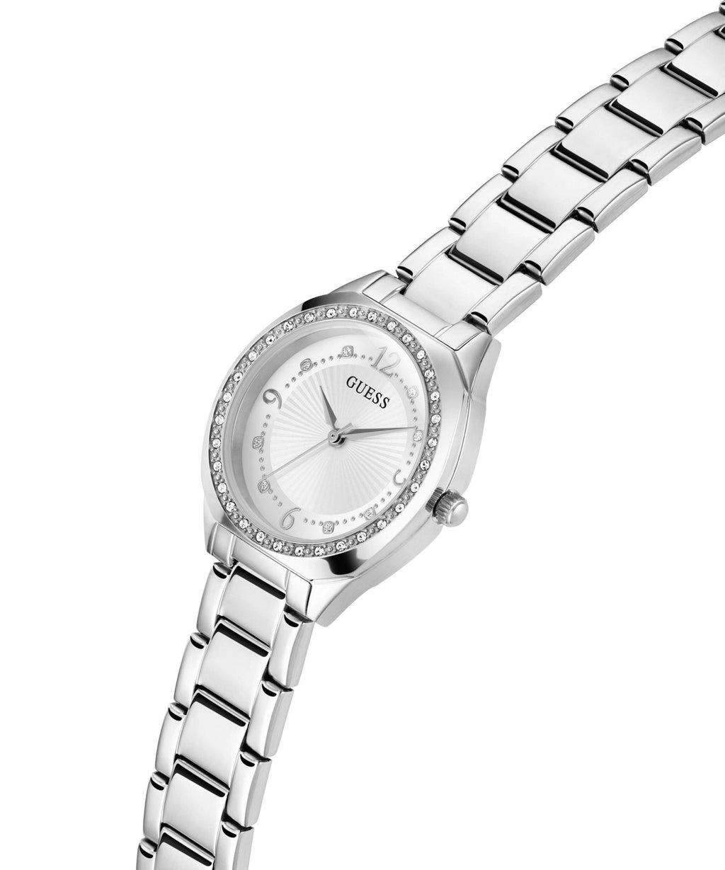 Ladies Charlotte Silver Tone Stainless Steel Watch Gw0767l1 -korean beauty