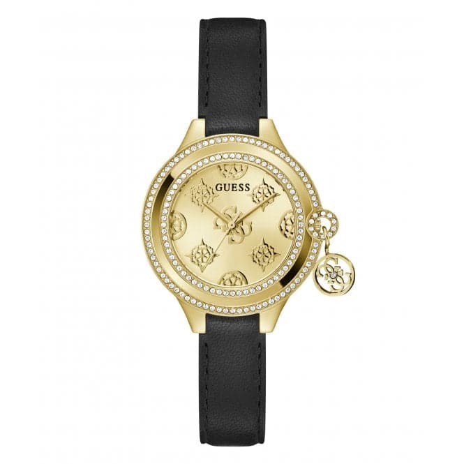 Guess Watches Ladies Charmed Black Watch Gw0684l3 -korean beauty