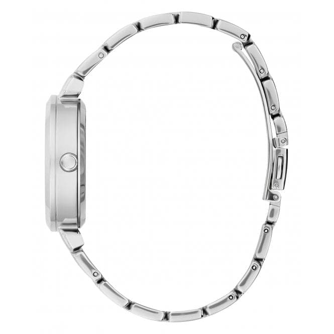 Guess Watches Ladies Crystal Clear Stainless Steel Silver Watch Gw0470l1 -korean beauty
