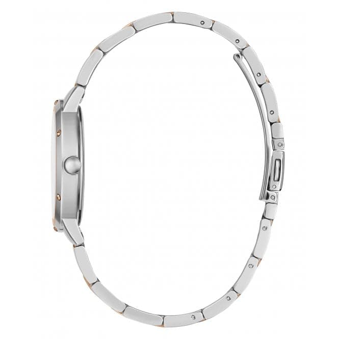 Guess Watches Ladies Dawn Stainless Steel 2 Tone Watch Gw0404l3 -korean beauty