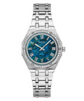 Ladies Desire Silver Tone Stainless Steel Watch Gw0770l1 -korean beauty