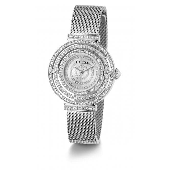 Guess Watches Ladies Dream Stainless Steel Silver Watch Gw0550l1 -korean beauty