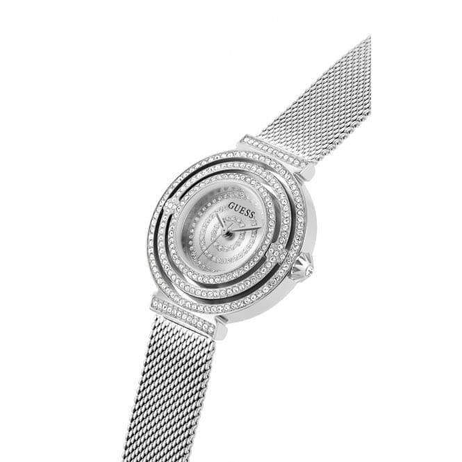 Guess Watches Ladies Dream Stainless Steel Silver Watch Gw0550l1 -korean beauty