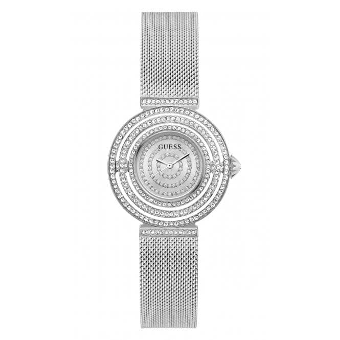 Guess Watches Ladies Dream Stainless Steel Silver Watch Gw0550l1 -korean beauty
