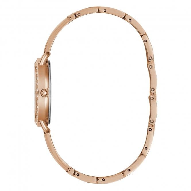 Guess Watches Ladies Dress Stainless Steel Rose Gold Watch Gw0022l3 -korean beauty