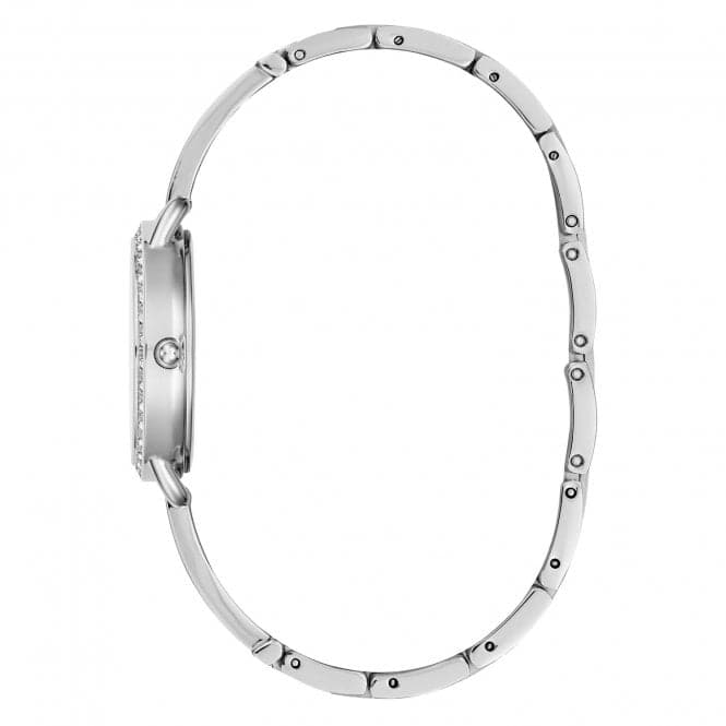 Guess Watches Ladies Dress Stainless Steel Silver Watch Gw0022l1 -korean beauty
