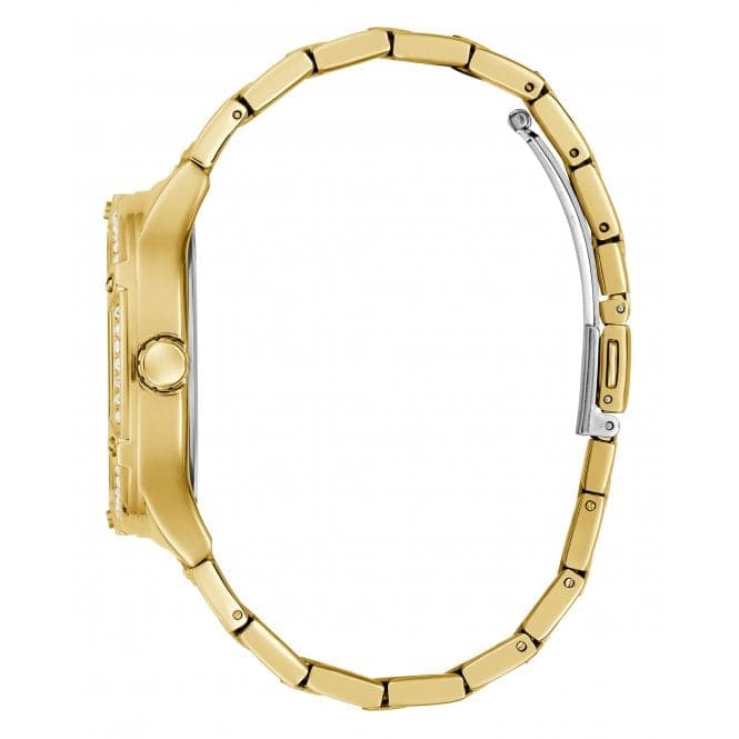 Guess Watches Ladies Duchess Stainless Steel Gold Watch Gw0558l2 -korean beauty