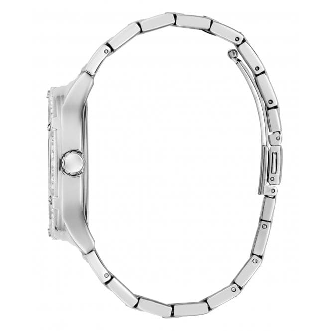 Guess Watches Ladies Duchess Stainless Steel Silver Watch Gw0558l1 -korean beauty