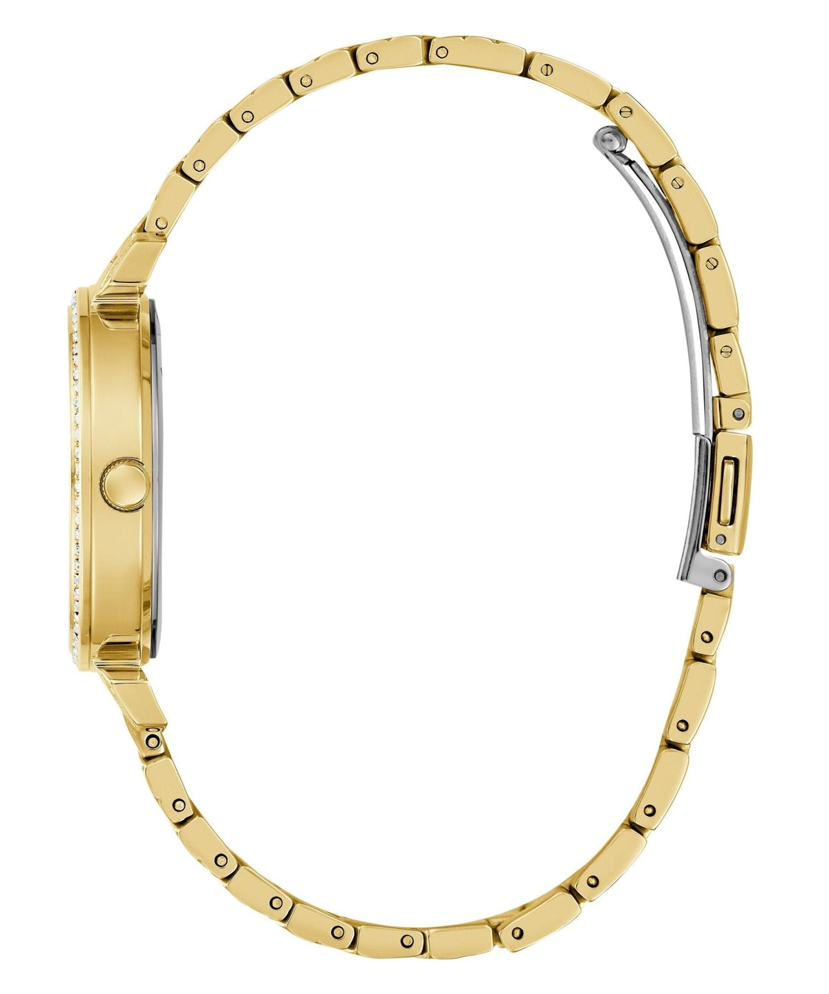 Ladies Enchantment Gold Tone Recycled Steel Watch Gw0763l2 -korean beauty