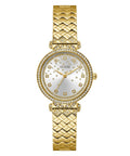 Ladies Enchantment Gold Tone Recycled Steel Watch Gw0763l2 -korean beauty