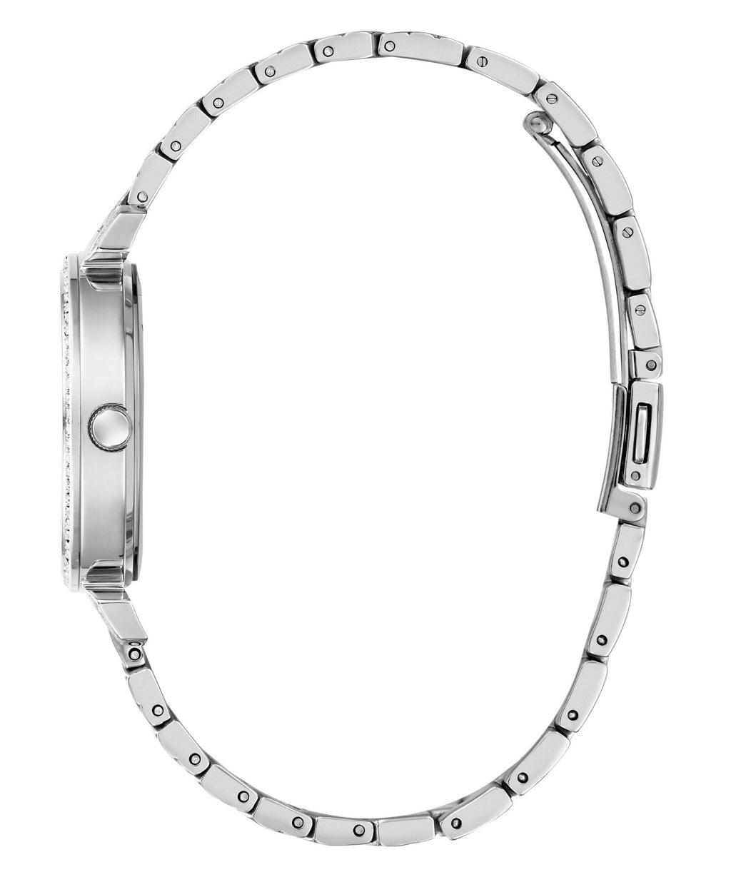 Ladies Enchantment Silver Tone Recycled Steel Watch Gw0763l1 -korean beauty