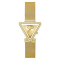Guess Watches Ladies Fame Stainless Steel Mesh Gold Tone Watch Gw0508l2 -korean beauty