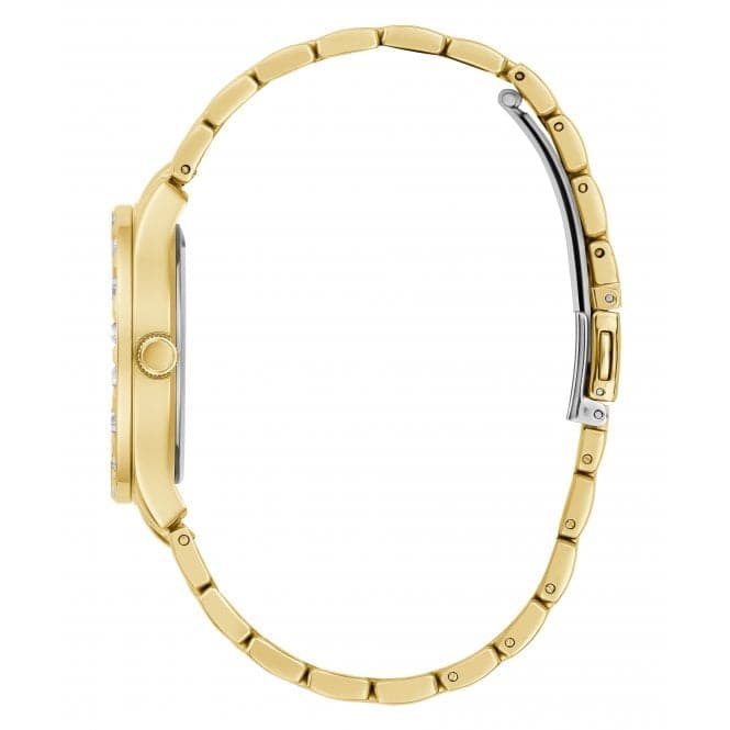 Ladies Firework Gold Tone Watch Gw0602l2 -korean beauty
