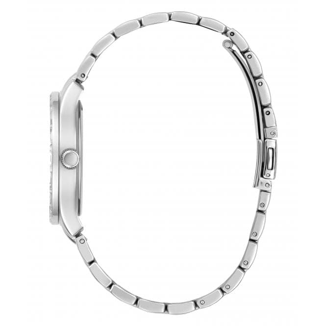 Ladies Firework Silver Tone Watch Gw0602l1 -korean beauty