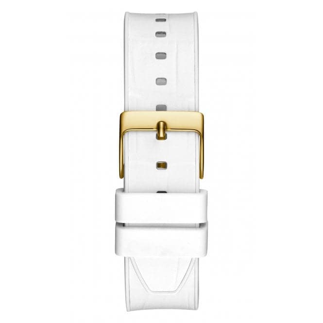 Guess Watches Ladies Fusion Stainless Steel Gold Silver Watch Gw0553l2 -korean beauty
