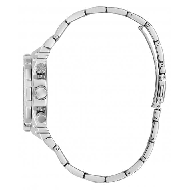 Guess Watches Ladies Fusion Stainless Steel Silver Watch Gw0552l1 -korean beauty