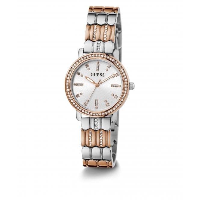 Ladies Hayley 2 Tone Watch Gw0612l3 -korean beauty