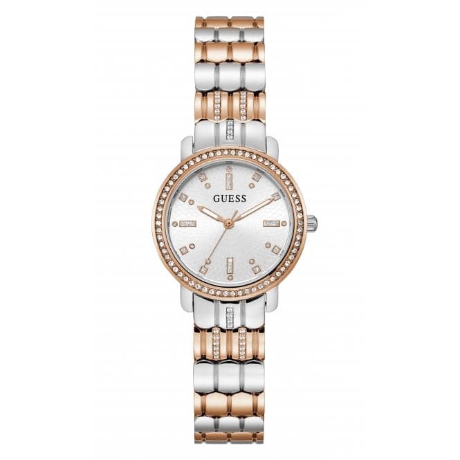 Ladies Hayley 2 Tone Watch Gw0612l3 -korean beauty