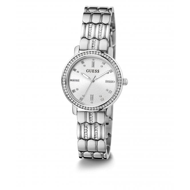 Ladies Hayley Silver Tone Watch Gw0612l1 -korean beauty