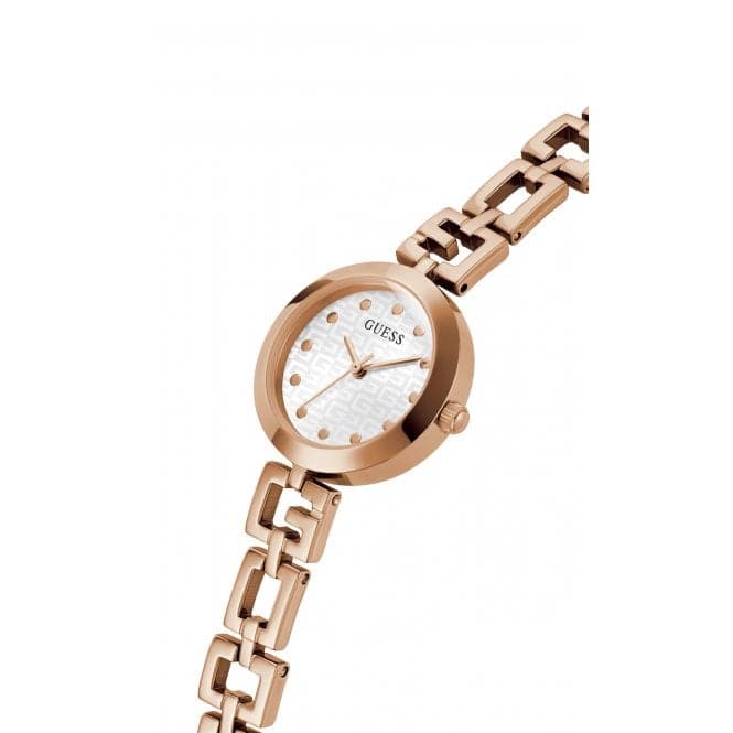 Guess Watches Ladies Lady G Stainless Steel Rose Gold Watch Gw0549l3 -korean beauty