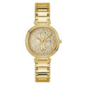 Guess Watches Ladies Lily Stainless Steel Gold Watch Gw0528l2 -korean beauty