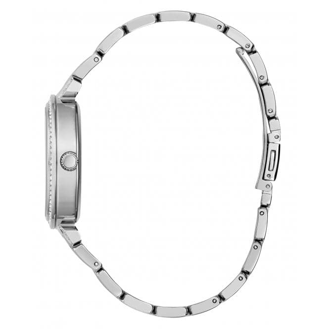 Guess Watches Ladies Lily Stainless Steel Silver Watch Gw0528l1 -korean beauty