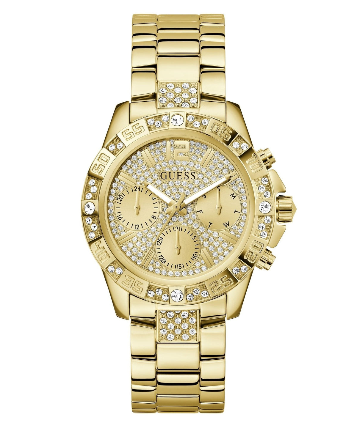 Ladies Majesty Gold Tone Stainless Steel Watch Gw0771l2 -korean beauty