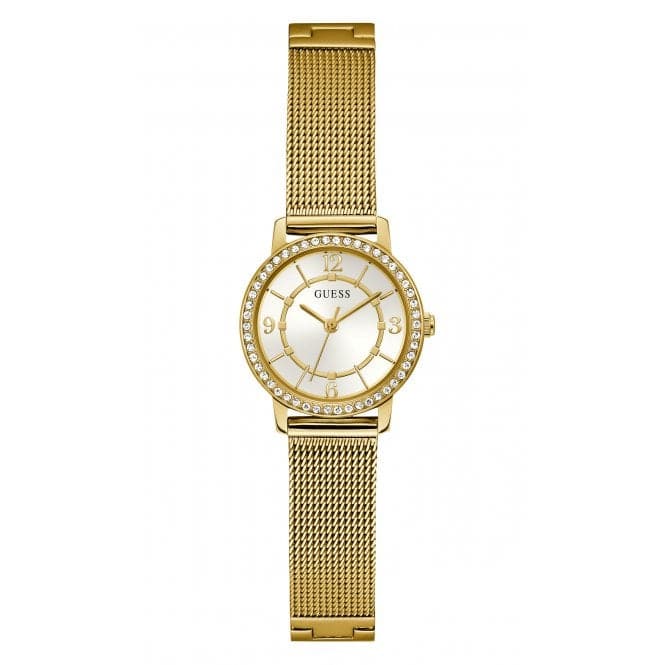 Guess Watches Ladies Melody Stainless Steel Gold Watch Gw0534l2 -korean beauty