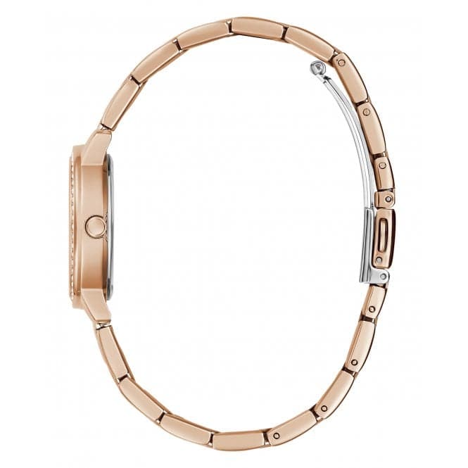 Guess Watches Ladies Melody Stainless Steel Rose Gold Watch Gw0468l3 -korean beauty
