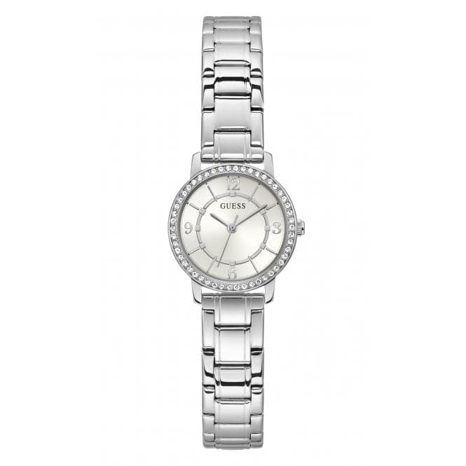 Guess Watches Ladies Melody Stainless Steel Silver Watch Gw0468l1 -korean beauty