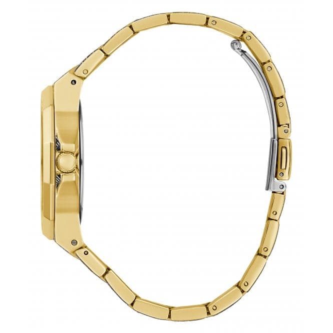 Ladies Misfit Gold Tone Watch Gw0597l1 -korean beauty
