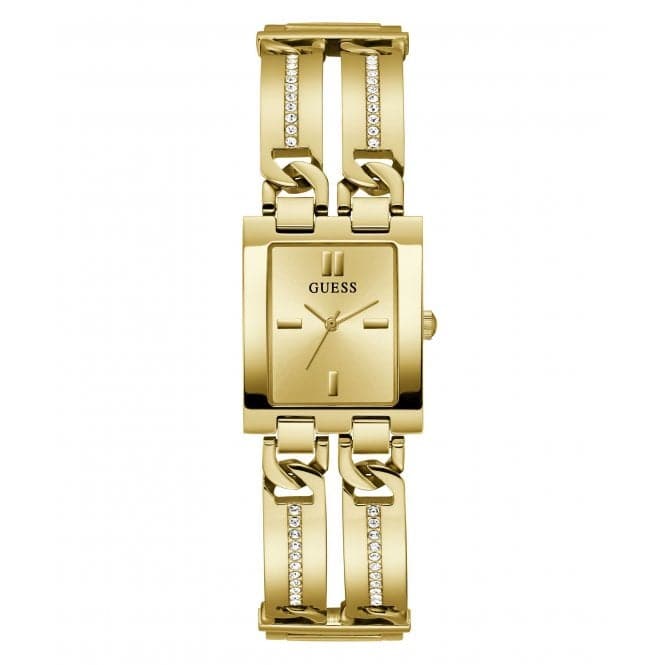 Ladies Mod Id Gold Tone Watch Gw0668l2 -korean beauty