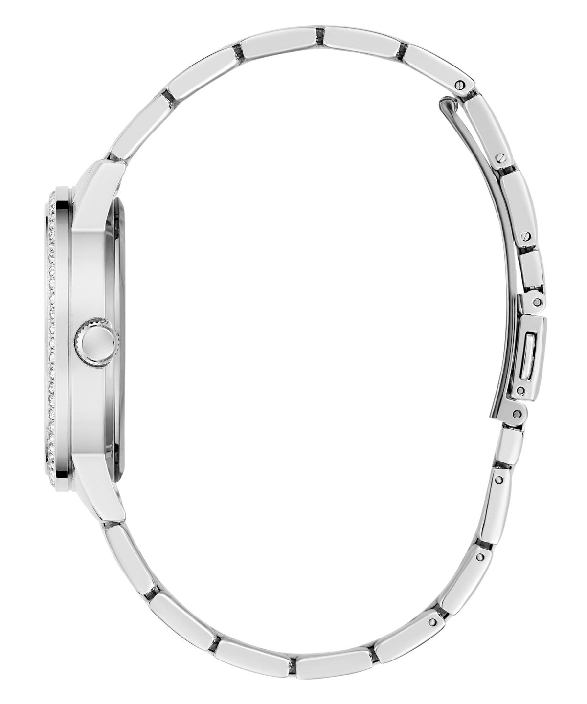 Ladies Petal Silver Tone Stainless Steel Watch Gw0747l1 -korean beauty