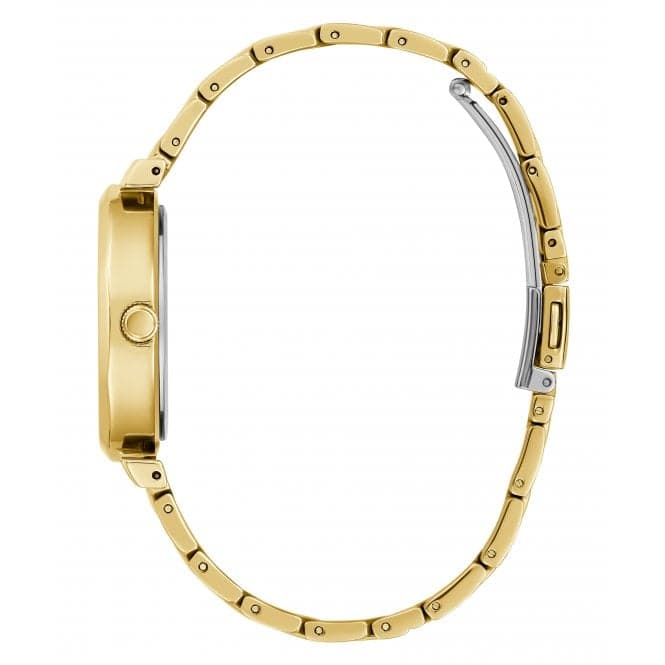 Guess Ladies Rumour Gold Tone Watch Gw0613l2 -korean beauty
