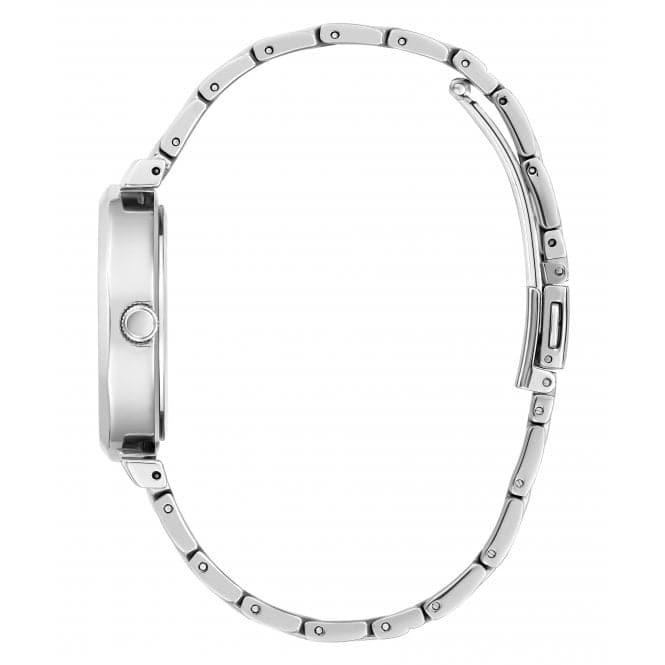 Guess Ladies Rumour Silver Tone Watch Gw0613l1 -korean beauty