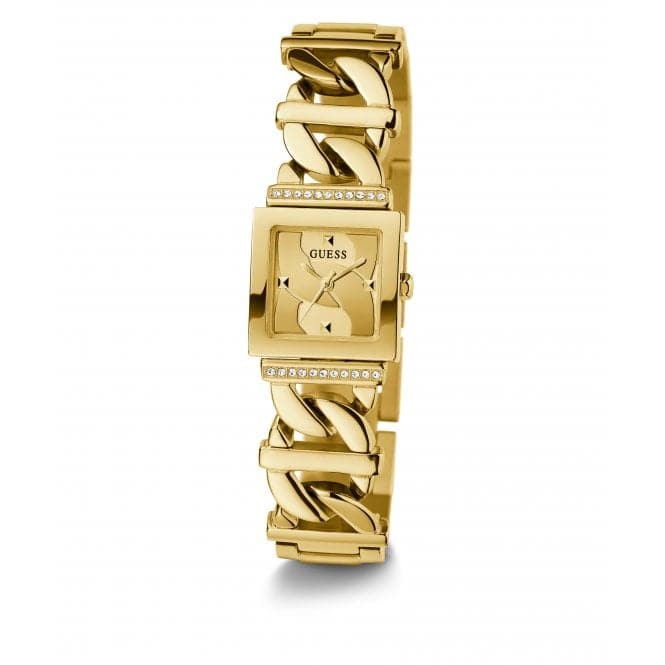 Guess Ladies Runaway Gold Tone Watch Gw0603l2 -korean beauty