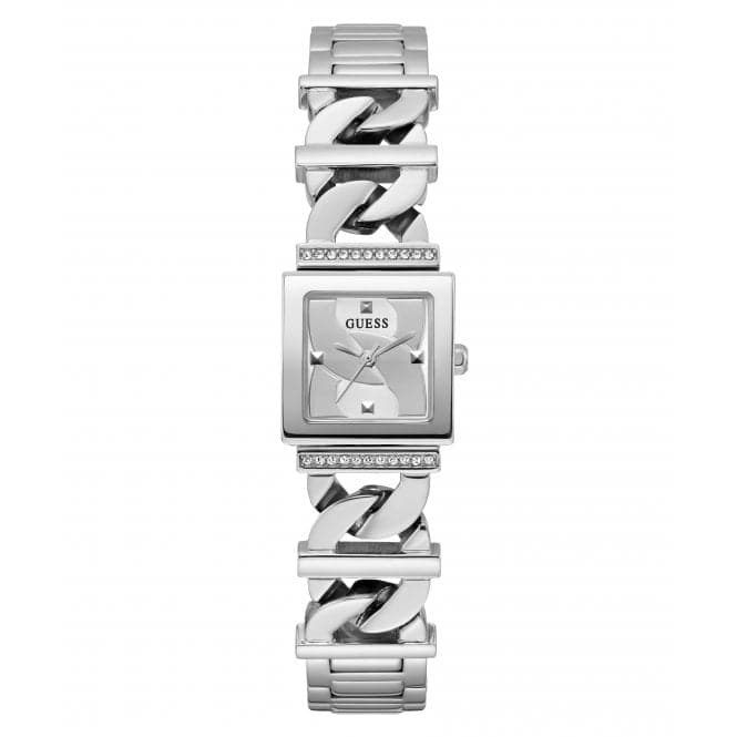 Guess Ladies Runaway Silver Watch Gw0603l1 -korean beauty