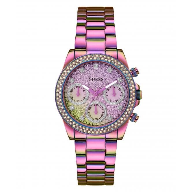 Guess Watches Ladies Sol Iridescent Watch Gw0483l5 -korean beauty