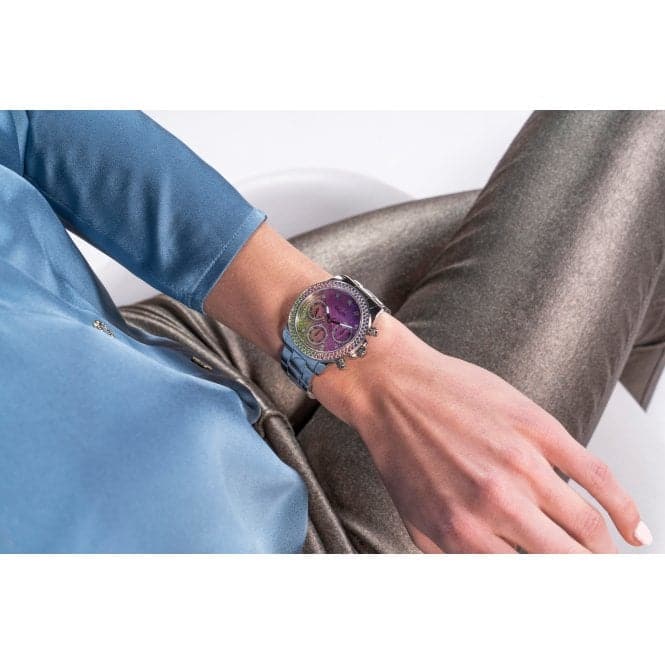 Guess Watches Ladies Sol Stainless Steel Silver Watch Gw0483l1 -korean beauty
