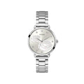 Guess Watches Ladies Sparkling Rose Stainless Steel Floral Print Watch Gw0242l1 -korean beauty