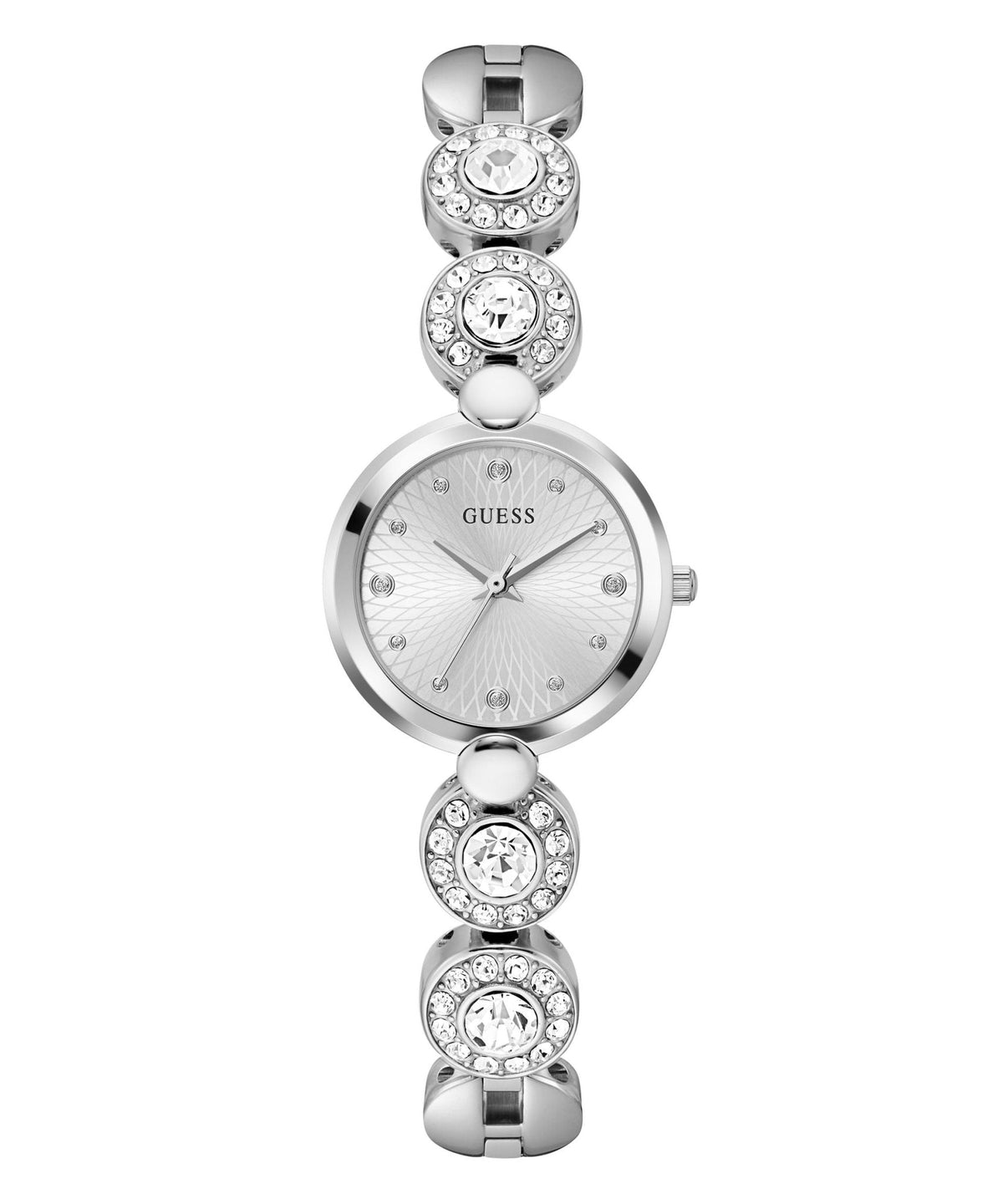 Ladies Stardom Silver Tone Recycled Steel Watch Gw0757l1 -korean beauty