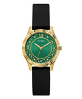 Ladies Starstruck Gold Tone Silicone Watch Gw0766l3 -korean beauty