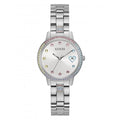Guess Watches Ladies Three Of Hearts Silver Tone Watch Gw0657l1 -korean beauty
