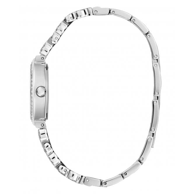 Guess Watches Ladies Treasure Stainless Steel Silver Watch Gw0476l1 -korean beauty