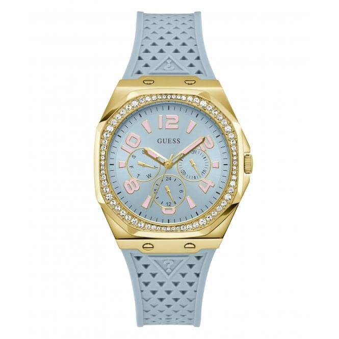Guess Watches Ladies Zest Blue Watch Gw0694l1 -korean beauty
